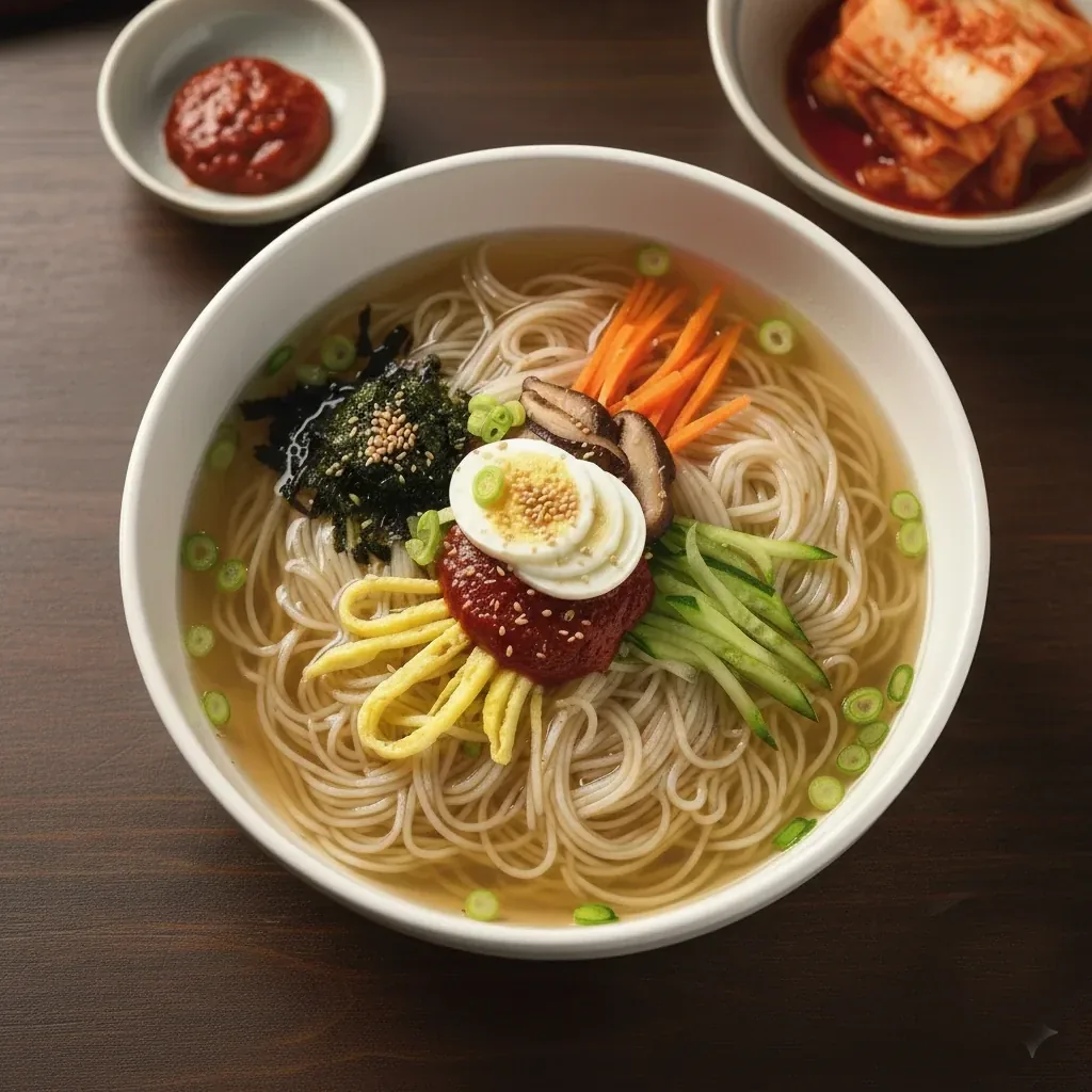 멸치 육수에 만 잔치국수
