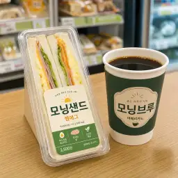샌드위치+커피
